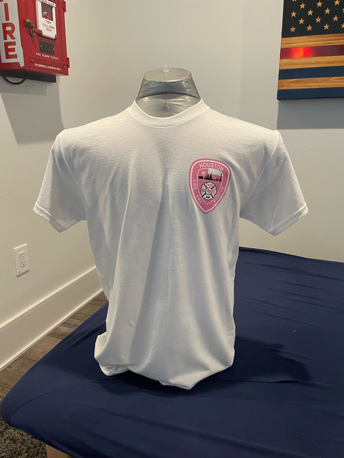 SALE! HFD Breast Cancer T-Shirt - White - 3XL (2 Left)