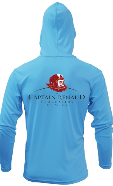 *NEW* 2025 Captain Renaud Foundation Dry Fit Hoodie  (BLUE)