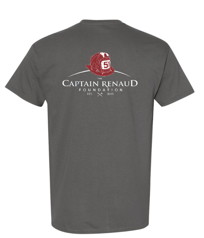 *NEW* 2025 Captain Renaud Foundation short-sleeve T-shirt (CHARCOAL GRAY)
