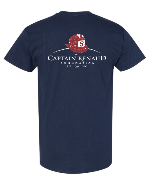 *NEW* 2025 Captain Renaud Foundation short-sleeve T-shirt (NAVY)