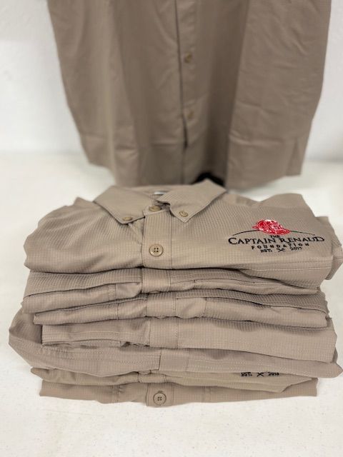 *NEW* Fisherman short-sleeve shirts (color KHAKI)