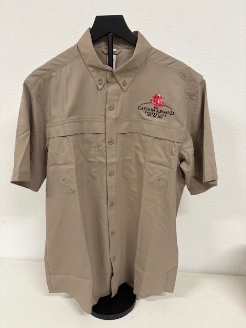 *NEW* Fisherman short-sleeve shirts (color KHAKI)