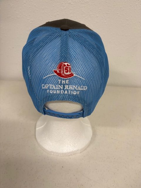 NEW! Houston Fire in &quot;Oiler&quot; Blue mesh back 112 Trucker
