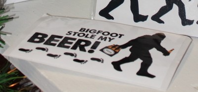 Sticker: Bigfoot Stole My Beer