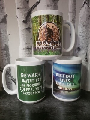 Bigfoot Ceramic Mugs