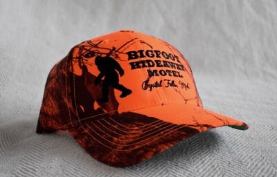 Bigfoot Hideaway Orange Camo Hat