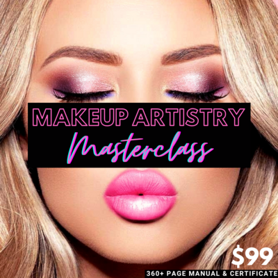 MAKEUP ARTISTRY MASTERCLASS - CERTIFICATE ONLY
