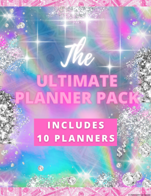 THE ULTIMATE PLANNER PACK - 10 PLANNERS THE ULTIMATE PLANNER PACK - 10 PLANNERS