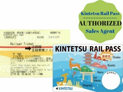 KINTETSU RAIL PASS I 5 Day Unlimited Rides Pass
