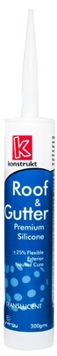 SILICONE ROOF + GUTTER NEUTRAL CURE - TRANS - STD CARTRIDGE SILICONE ROOF + GUTTER NEUTRAL CURE - TRANS - STD CARTRIDGE