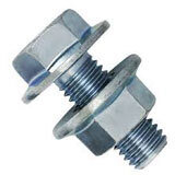 BOLT PURLIN FLANGE ASSY 4.6 ZINC M12 X 30MM