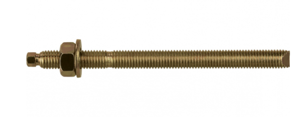 STUD CHEMICAL CHISEL PNT ZINC M10 X 130MM