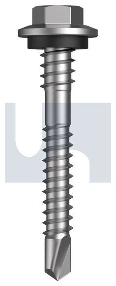 SCREW SDM HEX SEAL TOP LOK C4 12-14 X 42 COLOURED