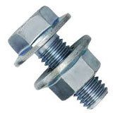 BOLT PURLIN FLANGE ASSY 8.8 ZINC M16 x 45MM