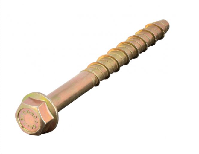 ICCONS CONCA ECONOMY SCREWBOLT HEX ZINC 12 X 75MM