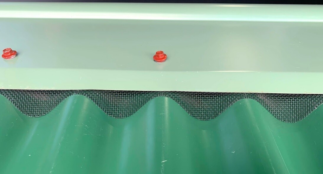 Ridge Vent - Corrugated Mesh Ventilation