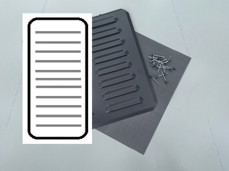 FV Colorbond Flat Vents 400x200 FV CFV FV Colorbond Flat Vents 400x200 FV CFV