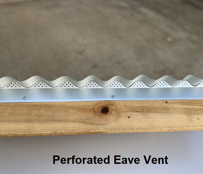 Perforated Eave Vent - Eaveseal with Ventilation Perforated Eave Vent - Eaveseal with Ventilation