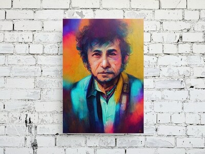 Bob Dylan Psychedelic Portrait