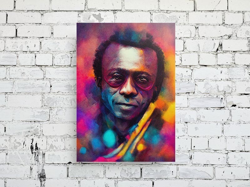 Miles Davis Psychedelic Portrait