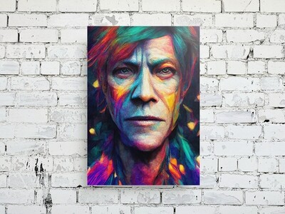David Bowie Psychedelic Portrait