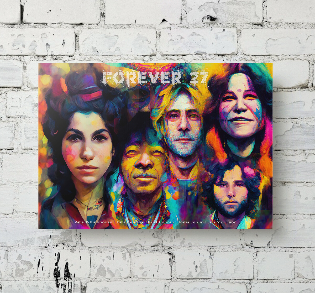 Forever 27 Psychedelic Portrait