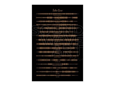 Drake - Take Care Soundwave Art Download