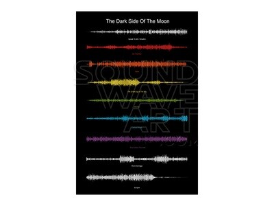 Pink Floyd - Dark Side of the Moon Soundwave Art Download