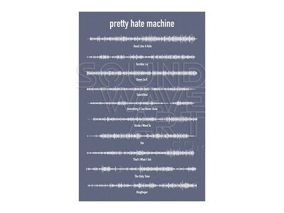 Nine Inch Nails - Pretty Hate Machine Soundwave Art Download