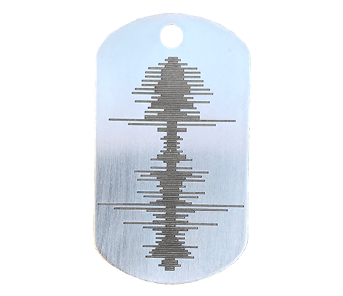 Soundwave Stainless Steel Dog Tag