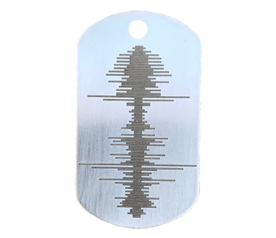 Soundwave Stainless Steel Dog Tag