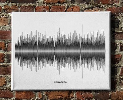 Heart - Barracuda Soundwave Canvas