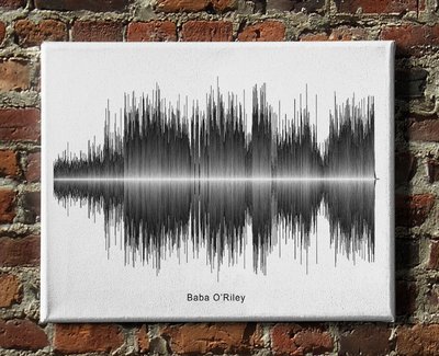 The Who - Baba O'Riley Soundwave Canvas