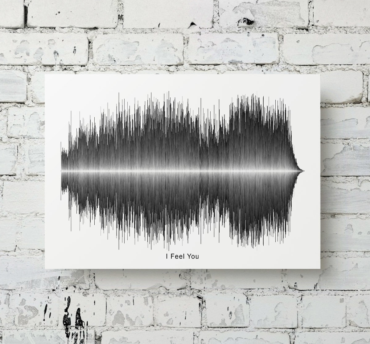 Depeche Mode - I Feel you Aluminum Soundwave Art