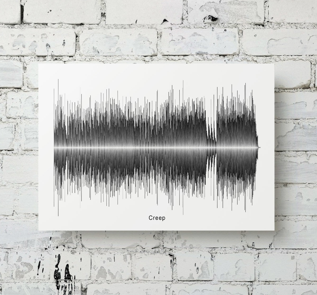 Stone Temple Pilots - Creep Aluminum Soundwave Art
