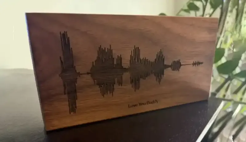 Soundwave Art Walnut Soundwave Art Walnut