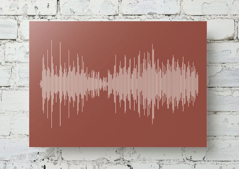 Soundwave Art Aluminum - preset designs Soundwave Art Aluminum - preset designs