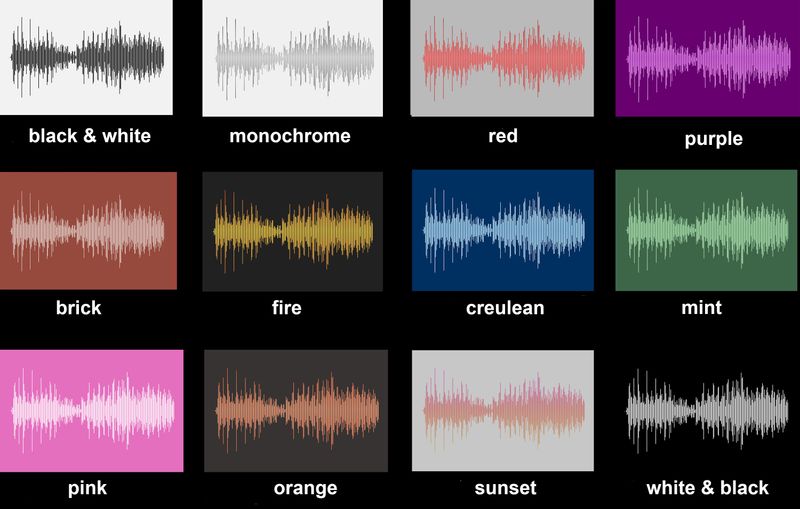 Any song into art - preset designs Any song into art - preset designs