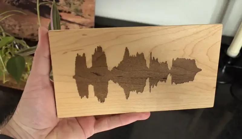 Soundwave Art Maple