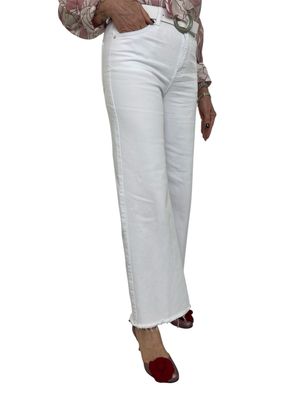 Jeans palazzo sfrangiato Jeans palazzo sfrangiato