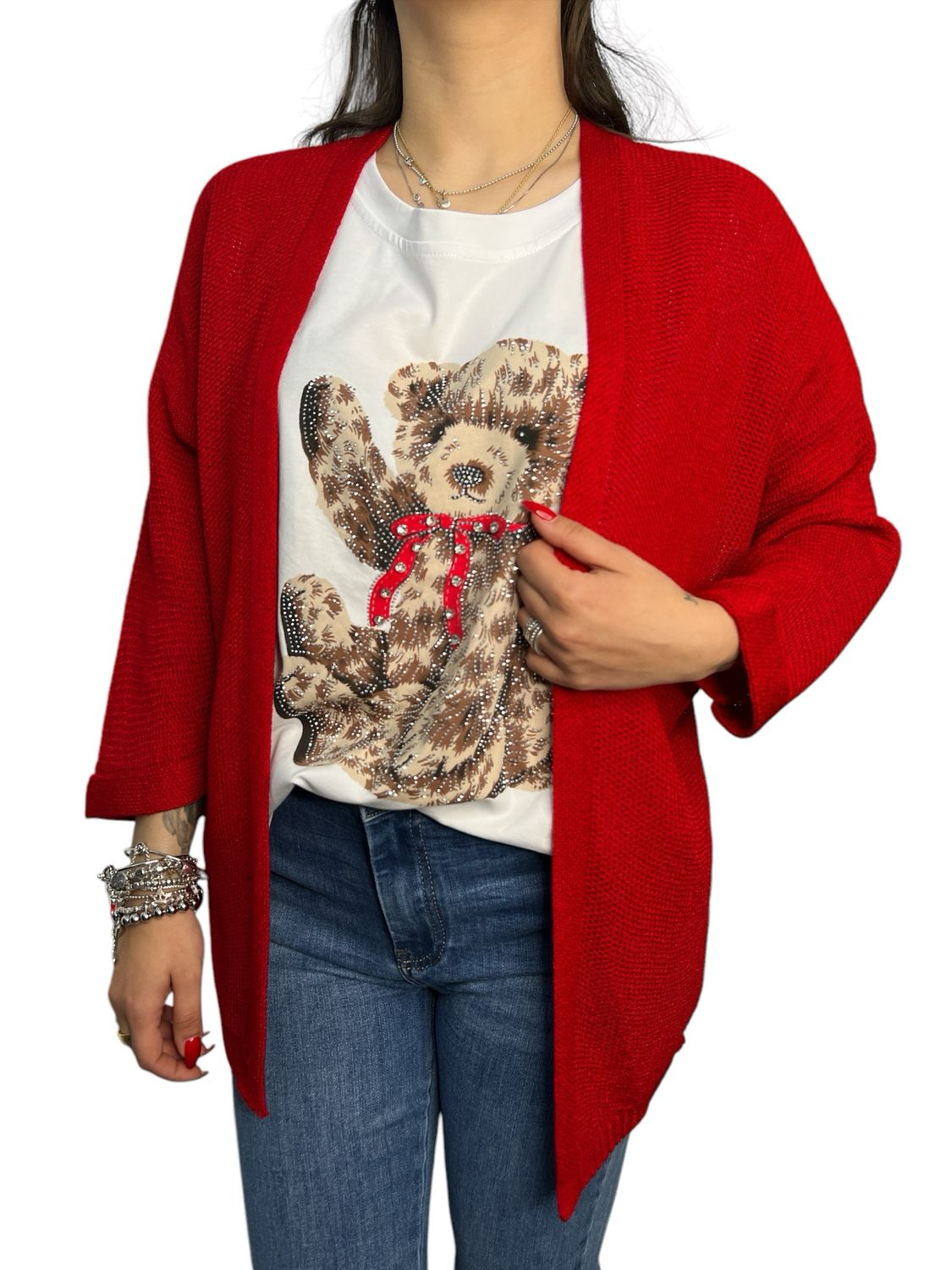 Cardigan aperto