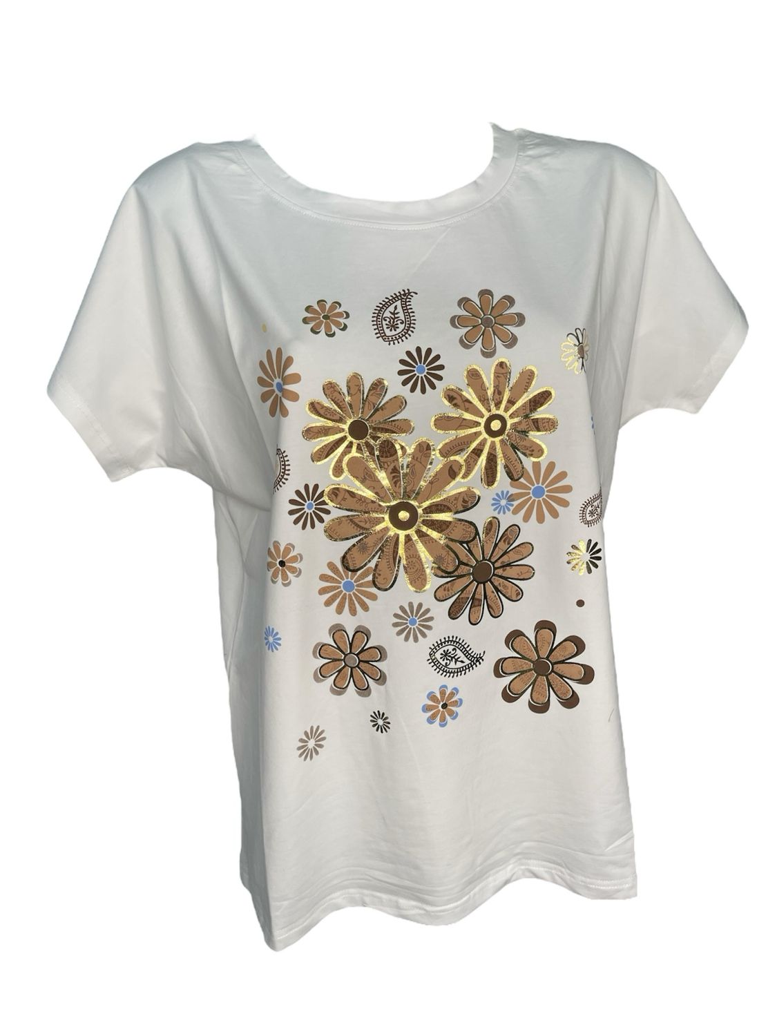 T-shirt CURVY  Fiori