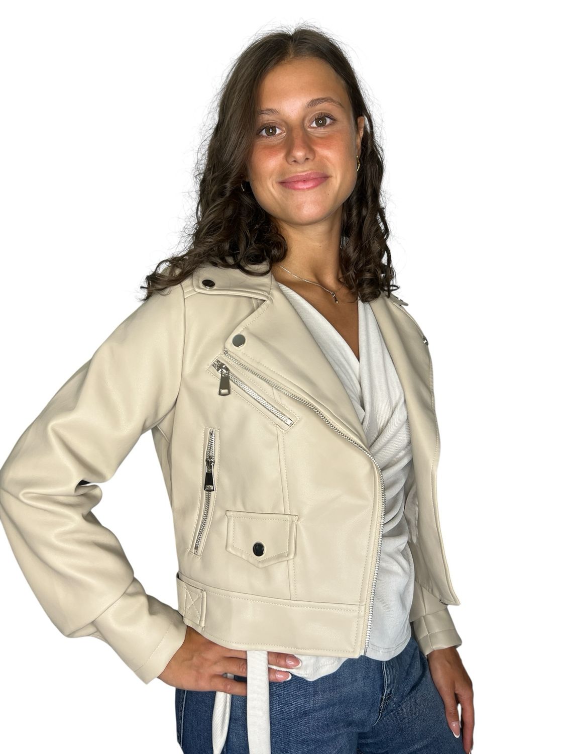 Giacca eco pelle