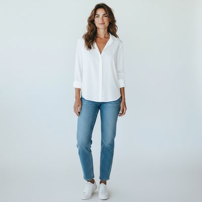 Camicia Flan tinta unita