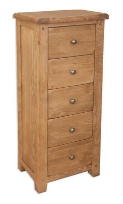 Melbourne Country 5 Drawer Tall Chest