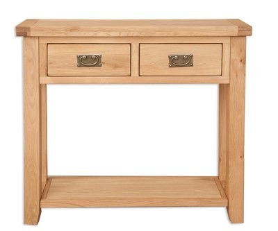 Melbourne Natural 2 Drawer Console Table