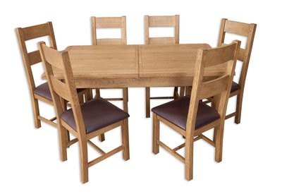 Melbourne Country Dining Set with 6 Chairs