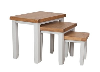 French Grey Nest of Tables
