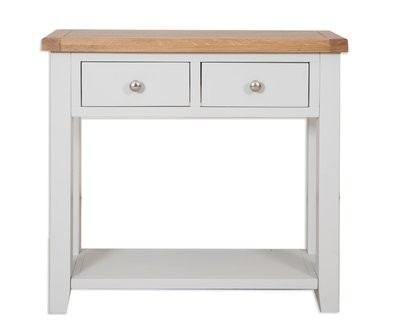 French Grey 2 Drawer Console Table