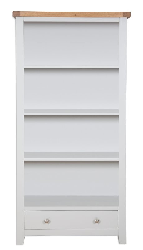 French Grey Large Bookcase